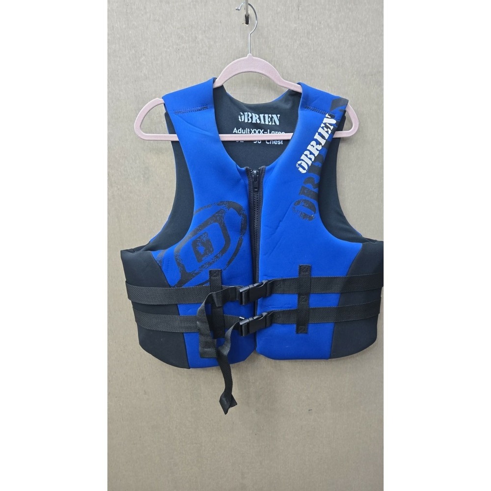 O'Brien Adult XXXL Life Jacket Ski Vest Type III PFD Blue 52-56 Chest